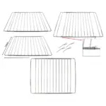 Adjustable Extendable Shelf for Diplomat Oven – 310‑565mm, 2‑Pack