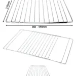 Adjustable Extendable Shelf for Fagor Oven – 310‑590mm Rack