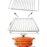 Adjustable Extendable Shelf for Flavel Oven Cooker – 320‑620mm