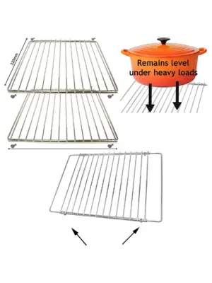 Adjustable Extendable Shelf for Indesit Oven – 2 Pack