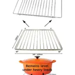 Adjustable Extendable Shelf for Kenwood Oven - 320-620mm Cooking Rack