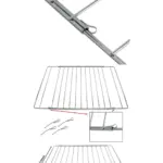 Adjustable Extendable Shelf for Teka Oven Cookers – 310‑565mm