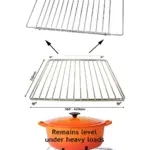 Adjustable Extendable Shelf for Whirlpool Ovens – Fits 320‑620 mm