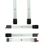 Adjustable Heavy-Duty Roller Wheels for Oven & Cooker Trolleys