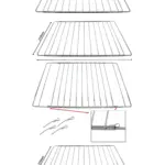 Adjustable Indesit Oven Shelf – Extendable 310‑565mm, 2‑Pack