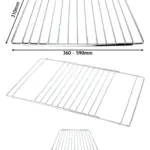 Adjustable Kitchen Shelf for Stoves & Ovens – Extendable 310‑590mm