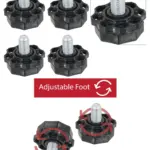 Adjustable LG Washing Machine Legs - 4 Pack for WD6003-WD8023