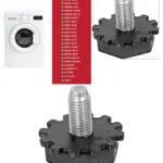 Adjustable M10 Washing Machine Foot Leg for AWDS914, AWI712, AWI912