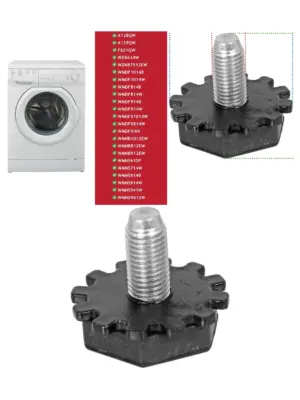 Adjustable M10 Washing Machine Foot Leg for Bush – fits A128/A129/F821
