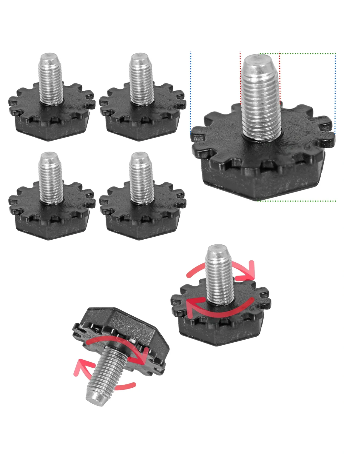 Adjustable M10 Washing Machine Legs – Set of 4 – Currys Essentials