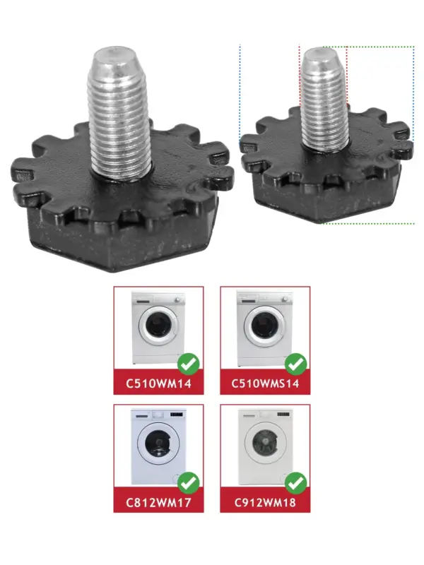 Adjustable M10 Washing Machine Leveling Foot – Fits Currys C510 Series
