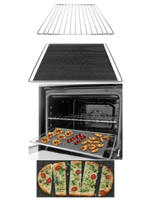 Adjustable Non‑Stick Crisper Tray & Extendable Oven Shelf – Universal Fit