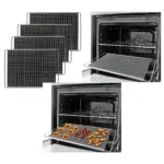Adjustable Non-Stick Oven Shelf Rack – Extendable Baking Tray Set of 4