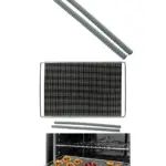 Adjustable Oven Liner Shelf + Edge Protectors – Extendable Universal Rack