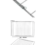 Adjustable Oven Shelf 345-565mm, 31cm Deep – Universal Replacement