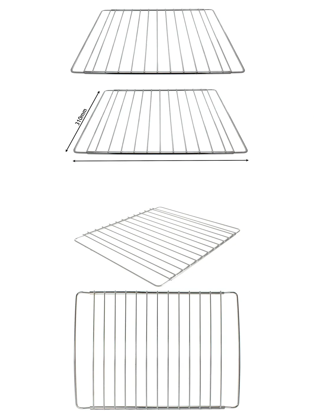 Adjustable Oven Shelf for Ariston Cookers – 310x345x565mm, 2 Pack