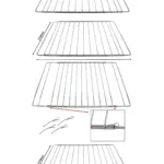 Adjustable Oven Shelf for IKEA Cookers – Extendable 310‑565mm, Set of 2