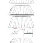 Adjustable Oven Shelf for Teka Cookers – Extendable 310‑565mm, 2‑Pack