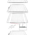 Adjustable Oven Shelf for Tricity Bendix – Extendable 310‑565mm, 2‑Pack