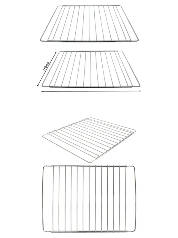 Adjustable Oven Shelf Set – Extendable 310‑565mm Rack, 2 Pack