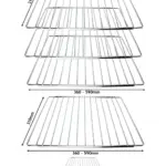 Adjustable Oven Shelf Set for Teka – 3 Extendable Racks 310‑590mm