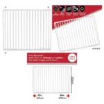 Adjustable Shelf for Diplomat Fridge – Extending Arms 425‑670mm x 320mm