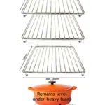 Adjustable Teka Oven Shelf – Extendable Rack, 320‑620mm, 2‑Pack