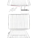 Adjustable Teka Oven Shelf Set – Extendable Rack 310‑565mm