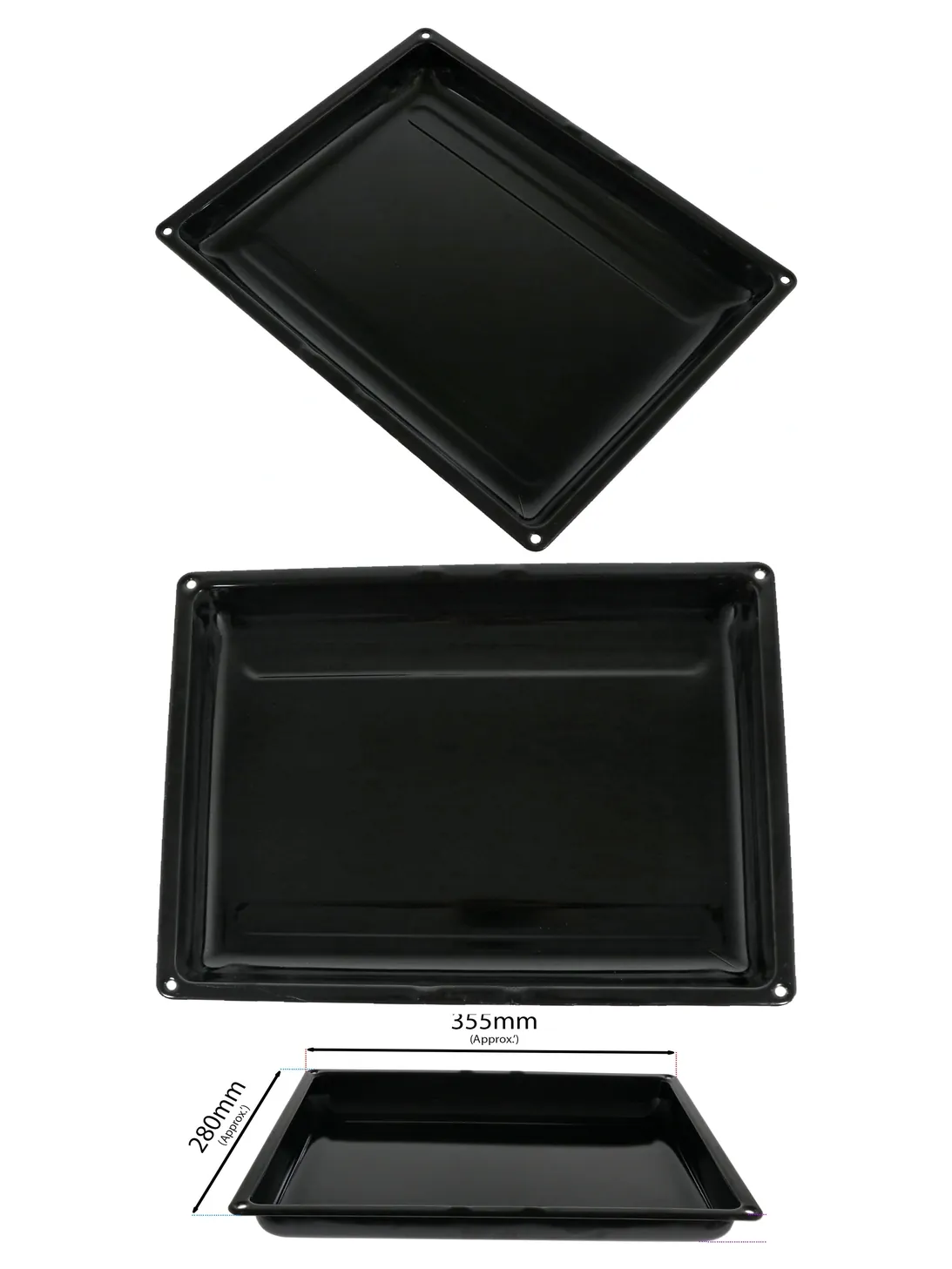 AEG Baumatic Zanussi Grill Pan with Drip Tray – Small 355×280 mm