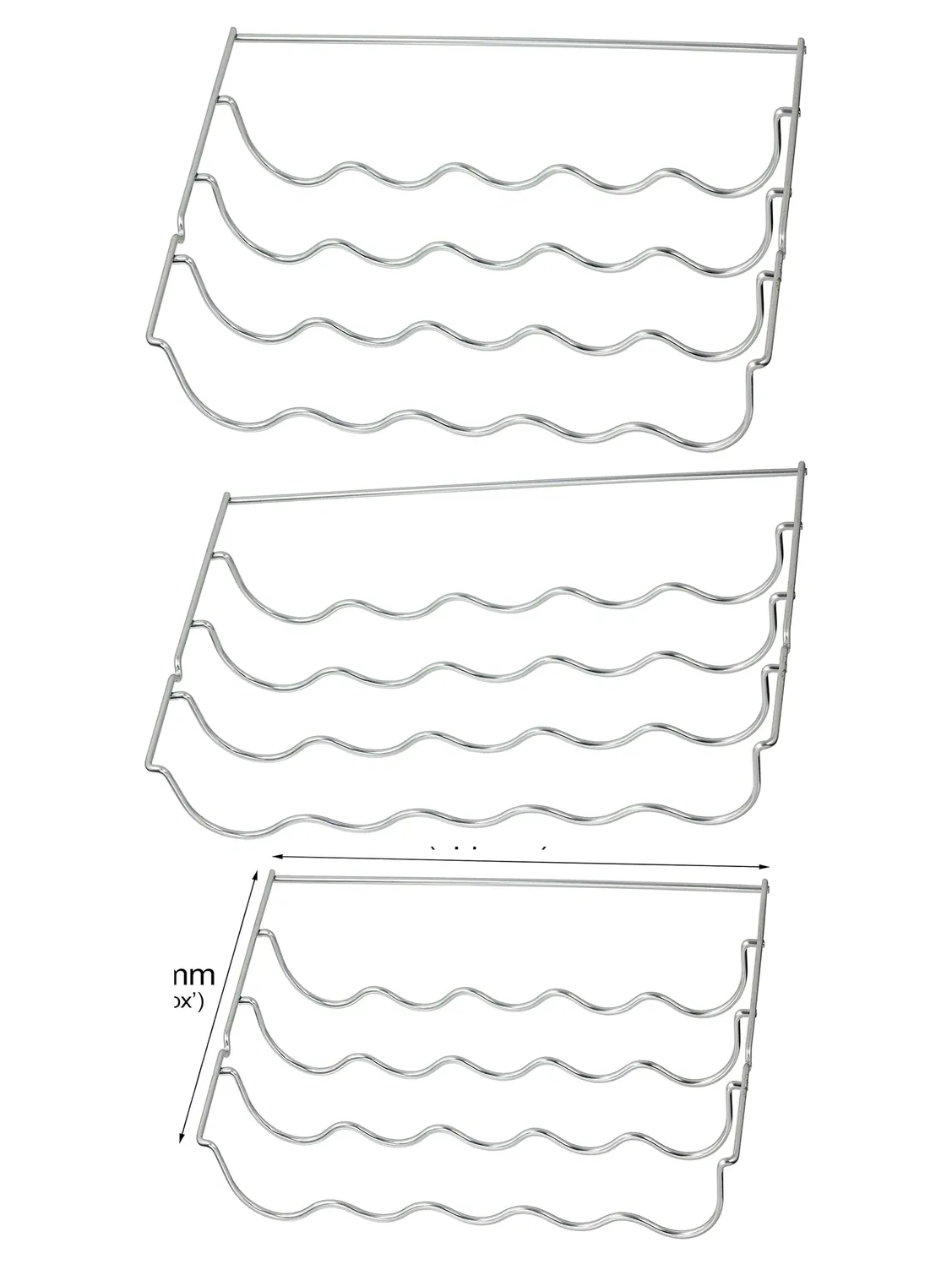 AEG Fridge Wine Bottle Rack Shelf Insert - 457x290x70 mm