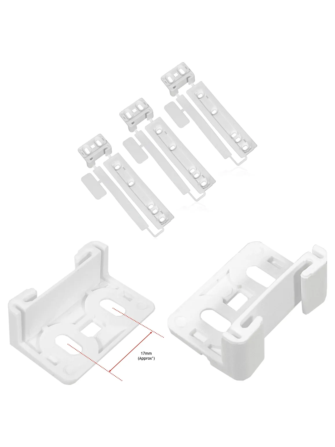 AEG Integrated Fridge Door Bracket Kit – Plastic Slides