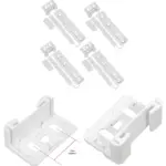 AEG Integrated Fridge Door Plastic Bracket Kit – 4 Slide Mounts