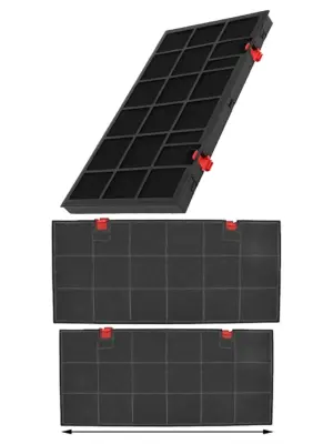 AEG range hood charcoal filter 150 size 435x217x28 mm replacement
