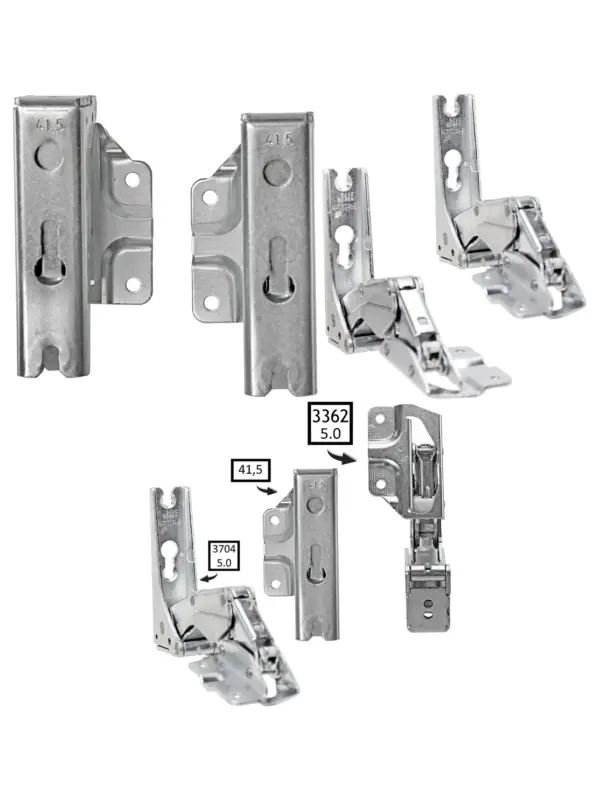 AEG Refrigerator Door Hinge Replacement Set Left & Right 3363/3362