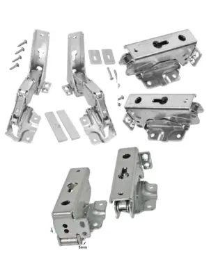 AEG Refrigerator Door Hinge Set for Models 3362/3363 – Top & Bottom