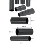 AEG Vacuum Dust Adapter Set for Sander & Planer – 6 pcs