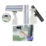All‑Purpose Window Cleaning Kit with Spray Bottle & Microfiber Pad