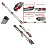 Aluminium Grey Telescopic Extension Wand for Dyson V11/V11 SV14 Vacuum