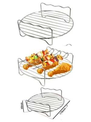Amazon Basics 5.5L Pressure Cooker & Air Fryer Round Rack Shelf