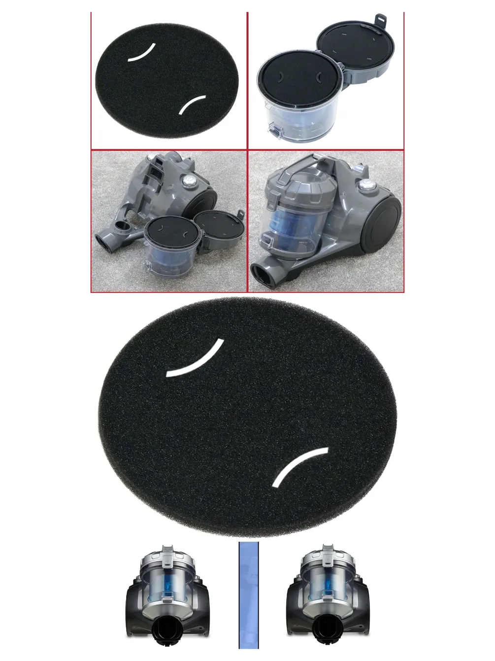 AmazonBasics Foam Vacuum Filter – Fits VCS35