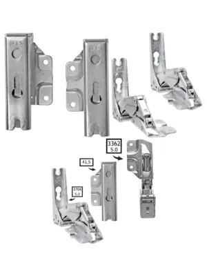 Amica Fridge Door Hinge Pair Integrated Left & Right