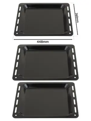 Amica Oven Enamel Baking Tray 448x360x25mm