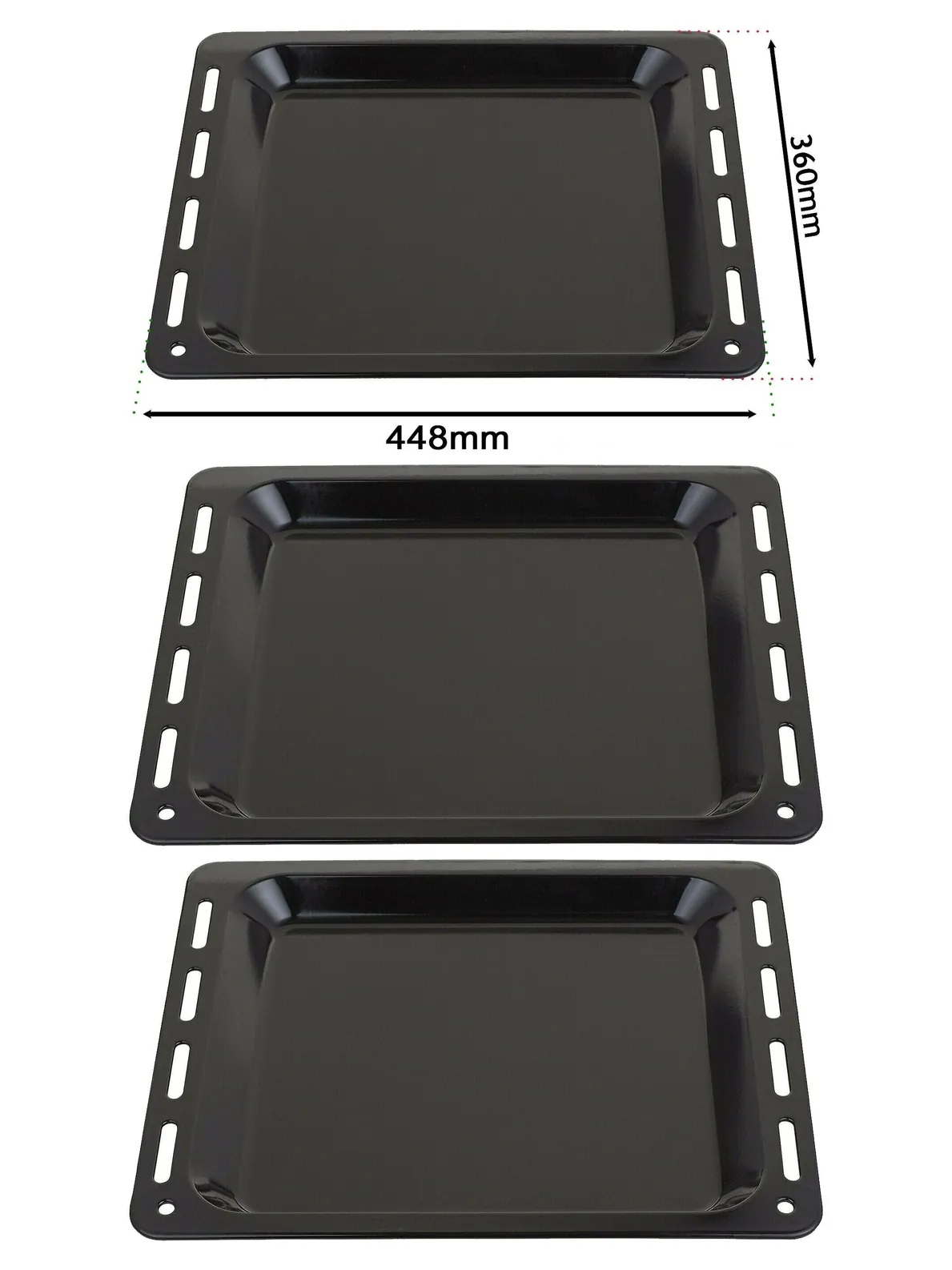 Amica Oven Enamel Baking Tray 448x360x25mm