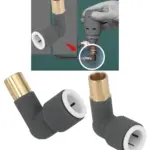 Anthracite 15mm Push-Fit Compression Reducing Elbow for Radiator Valves