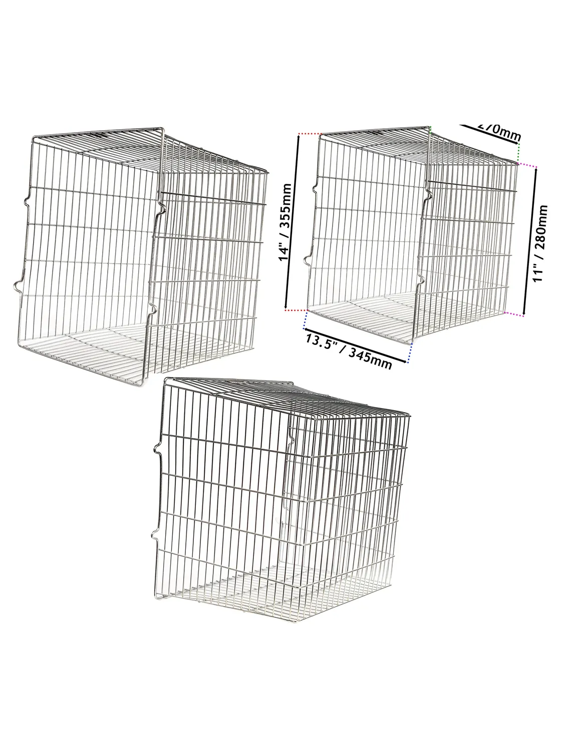 Anti-Theft Weatherproof Outdoor CCTV Camera Enclosure 11x11x10.5