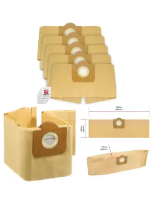 Argos Proaction VM1220P Vacuum Dust Bags – 5 Pack with Freshener Tabs
