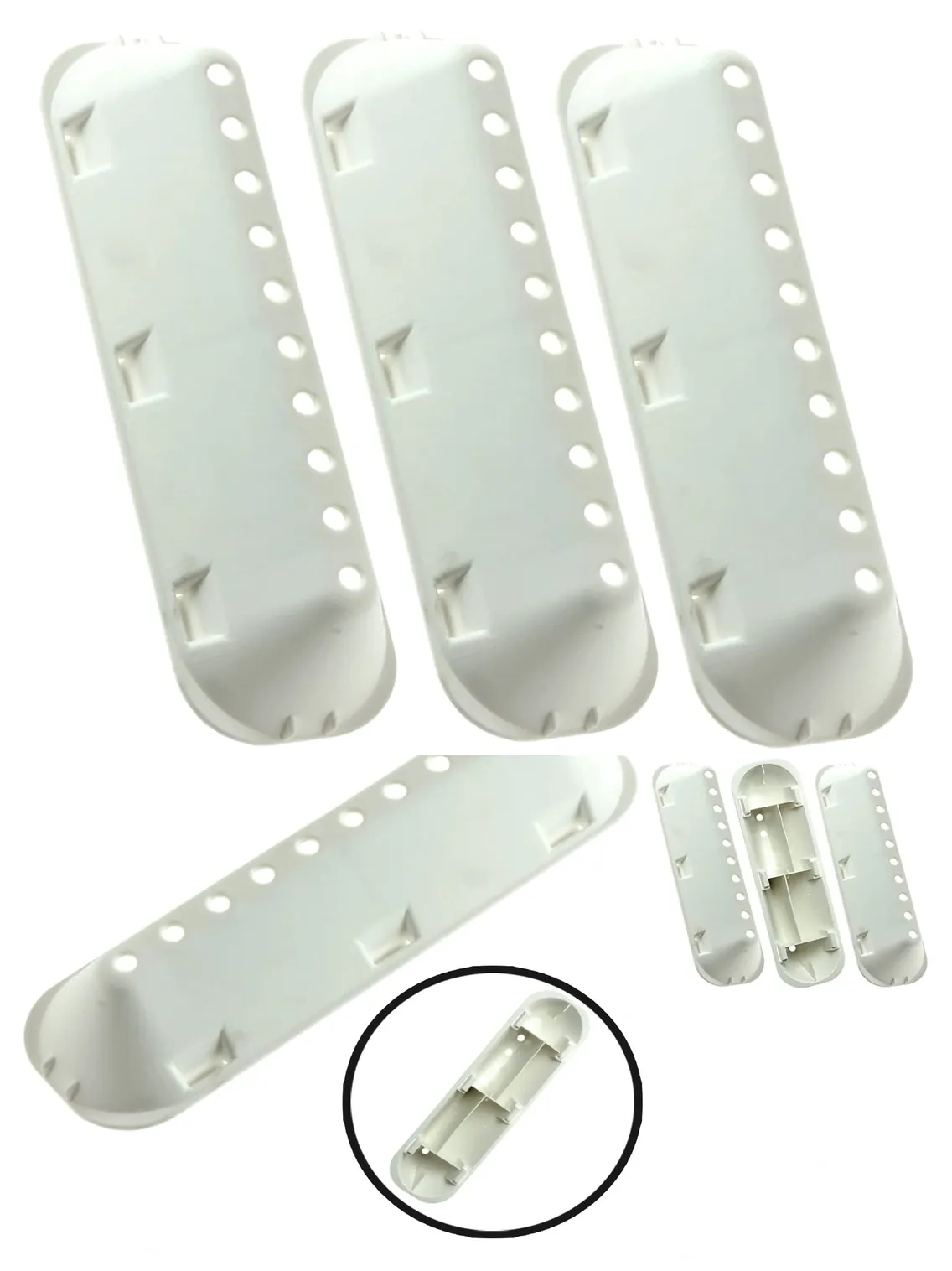 Ariston Washing Machine Drum Paddle Lifter Arms – 10‑Hole, Pack of 3