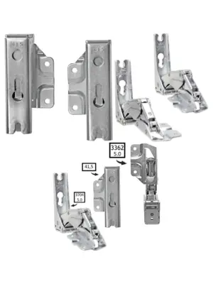 Arthur Martin Fridge Door Hinge Set Integrated Left & Right