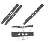 B&Q FPLMP99 2015 Lawn Mower Replacement Metal Blade Set 40cm 2pcs
