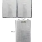 Baumatic BTC6510GL Metal Mesh Hood Filter – 2 Pack Grease Extractor